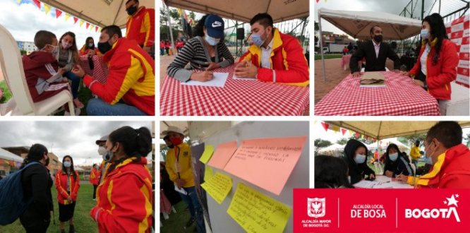 ¡Éxito total! Más de 200 habitantes de Bosa participaron al aire libre en los Diálogos Ciudadanos