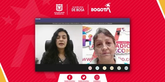  Alcaldesa Local entregó balance de gestión a los medios locales y comunitarios de Bosa