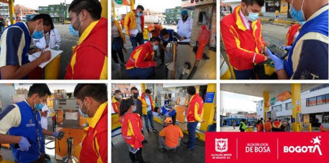 Alcaldía de Bosa realizó control a todas las estaciones de gasolina