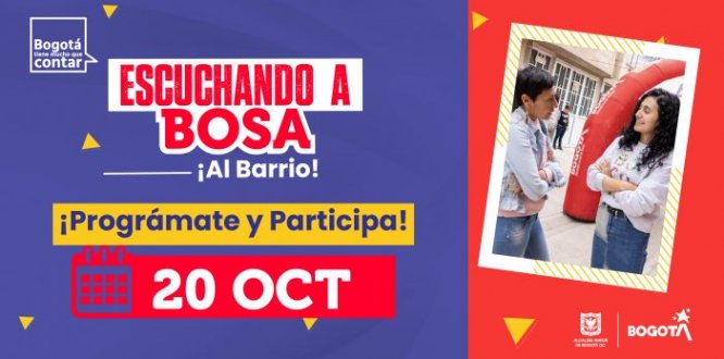 Con la “Feria Barrial”, la Alcaldía Local de Bosa sigue recorriendo todos los sectores de la localidad para dialogar con la ciudadanía, encontrar soluciones conjuntas, llevar los servicios institucionales al territorio y entregar un balance de las acciones realizadas en este sector.  
