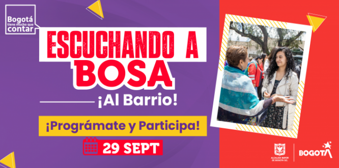 Gran Jornada de Escuchando Bosa - Al Barrio Gran Jornada de Escuchando Bosa - Al Barrio