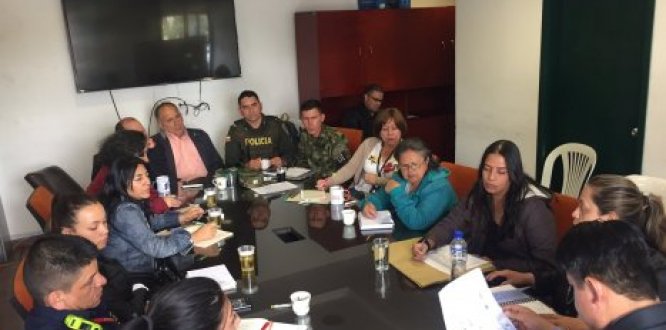 comité de seguimiento electoral en Bosa