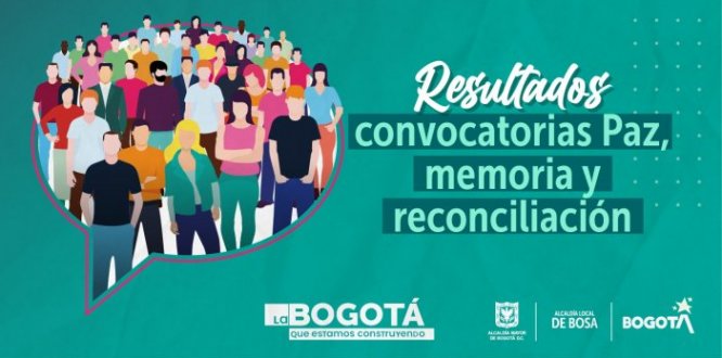 Resultados convocatorias paz, memoria y reconciliación