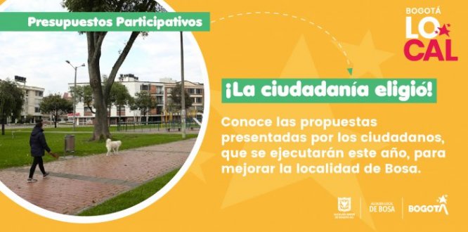 74 proyectos ciudadanos serán financiados este año por la localidad de Bosa