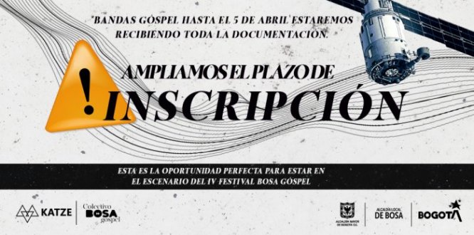 Inscríbete y participa en Festival virtual Góspel de Bosa