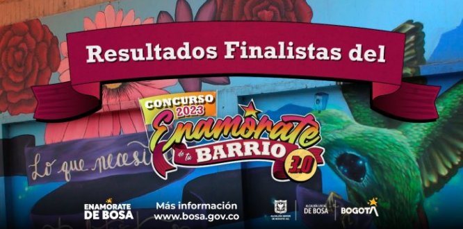 Éxito total en el concuros Enamórate de tu Barrio 3.0, con 52 pustulaciones logramos superar el número de inscritos en comparación con el año anterior en el que tuvimos 46. Juntas de Acción Comunal, grupos de vecinos, organizaciones, colectivos, propiedad horizontal y grupos de estudiantes de Instituciones Educativas de Bosa, se inscribieron en las 5 categorías diferentes. “Estamos muy felices por superar el número de postulaciones en comparación con las dos versiones anteriores. En total se postularon 52 e