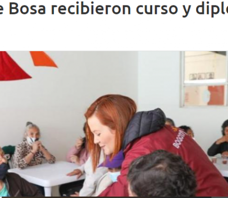 Adultos mayores de Bosa recibieron curso y diploma en convivencia pacifica